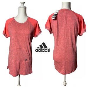 NWT $65 ADIDAS Performance Women S CLIMELITE Layering Tunic Sportswear TOP